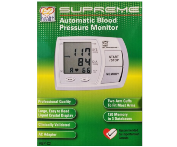 Supreme Automatic Blood Pressure Monitor ABP-C2
